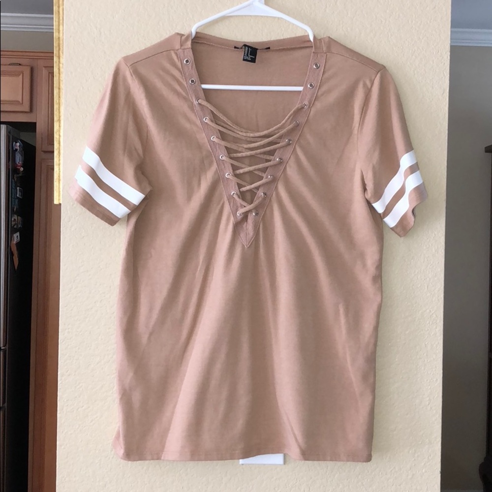 Lace Up Tee